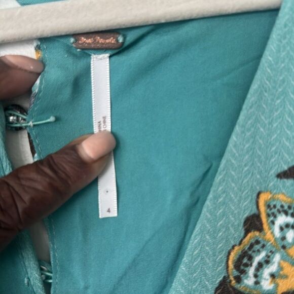 Free People All I Got Printed Maxi Dress 4 - Picture 9 of 9